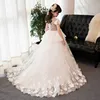 Les filles de Noël robe robes en dentelle Princesse bling bling Paillettes robes de scène costume cape