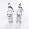 Funny Drinking Jewelry Resin Creative Vodka Bottle Dangle Earrings for Girl Transparent Bottles Drop Earring Holiday Gift