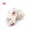 Floral Ties Mode Katoen Print Tie Voor Mannen Slanke Pakken Vestidos Naaldbanden Stropdas Party Ties Vintage Gedrukte Gravatas Drop Ship