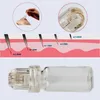 Portable Hydra Needle 64 Pins Titanium Microneedle Meso Derma Roller Mesotherapy Skin Care Rejuvenation Anti Acne Wrinkle Removal Reuseable