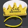 Kapelusz LED Crown Cosplay Król Król Koronę Koronę LED Happy Birthday Cap Luminous Christmas Hat Kolny błyszczące nakrycie głowy 3457801