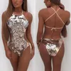 Women Sexy One Piece Shiny Sequin Swimsuit Sequins Beach Swimwear Fashion Swimming Shiny One Piece Swimsuits Sequin sequinswimsuit8435071