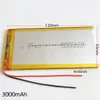 Model 4055110 3.7V 3000 MAH Lithium Polymeer Lipo Oplaadbare Batterij voor Pad Mobiele Telefoon GPS Power Bank Camera E-books Recoder TV Box
