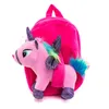 Mochila de felpa de unicornio, bolso escuela bebé para niña de guardería, dibujos animados de flamenco, Animal, muñeco de peluche, lindo unicornio