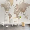 Обрасывание пользовательских пользовательских размеров 3D настенные фрески обои Worldaper карта карта стены для гостиной кабинет комната спальня роспись настенные бумаги домашнего декора