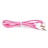 3.5mm Colorful flat type Car Aux cable for Samsung Android phone pc mp3