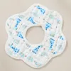 Högkvalitativ Mjuk Bomull Baby Bib Mix Style Spädbarn Toddler Bomull Matning Bib Saliv Handduk Burp Cloths Baby Products