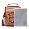 Alta Qualidade Homens Vintage Ombro Bolsas Crossbody Pack Retro Zipper Messenger Handbags Bolsas Mulheres Sacos / E