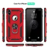 Phone Case Sergeant Anti-Fall Ring Bracket Armor Magnetic Mobile Phone Case FOR:IPHONE 7 8 XS XR MAX Samsung Galaxy S8 S9 PLUS NOTE9