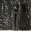 Kvinnor Vinterstickat Mode V-hals Stickad Cardigan Tröja Kappa För Solid Casual Korean Sisters Kläder