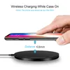 شاحن Qi اللاسلكي Led محول 10w سريع Pad USB Cable Quick Charging For iphone XS MAX X 8plus Galaxy S10e Plus