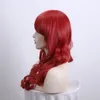 24inch Synthetic Lace Front Wig Long red Wigs For Women Wave Hair Female Curly hair wigs