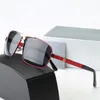 2020 -Femmes Lunettes de soleil de marque Mode Lunettes de soleil ovales Protection UV Lentille Revêtement Miroir Lentille Demi-Cadre Couleur Plaqué Cadre Venez Avec La Boîte