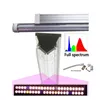 25st LED-växt växa ljus T8 V-formad integrerad växande ljusrör fullt spektrum för medicinska växter och blomma fruktrosa färg