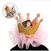 Cute Lace Princess Crown Dog Cat Pet Hair Clip Wedding Birthday Party Photography Decoration Pet Supplies Gift for Kitty Puppy GC2