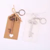 Retro-Kronenschlüssel-Design, Schlüsselanhänger, Bierflaschenöffner, Hochzeitsgeschenk, Party, Geschenkkartenverpackung