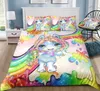 POOPSIE Surprise Unicorn Target 3D Printing Duvet Capa Conjunto com travesseiros 23 PCS6469235
