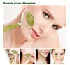 Epack Jade Roller Gua SHA Zestaw Zestaw Zestaw Aging Masager Facial Autentyczny Jade Stone Roller For Face Natural F2289068
