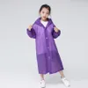 Kids Hoodies Regenjassen Eva Transparant Waterdicht Reizen Must Poncho Rainjas Noodposable RaNDwears Beschermende Kleding RRA3080