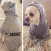 Säkerhet Hundkläder Klassisk husdjur Hoodies Kläder för Små Hund Vinter Höstrock Jacka för Yorkie Chihuahua Valpkläder