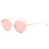 Heren dames Peach Heart Sunglasses Dames Merk Designer Metal Heart Decoratie Zonnebril Hoge Persoonlijkheid Top Dames Zonnebril