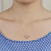 Lotus Fun Momen Real 925 Silver Fashion Jewelry Lovely Honey Bee Pendant без ожерелья для женщин Drop Whate V8607340