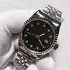 36mm Datejust 스틸 블루 다이얼 시계 남자 기계식 자동 시계 Reloj 비즈니스 패션 대통령 Desinger 시계 선물