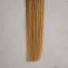 14 "16" 18 "20" 22 "24" Extensions de cheveux de bande 100% cheveux humains brésiliens Remy 40 pcs/paquet 100g bande de trame de peau dans les Extensions de cheveux humains