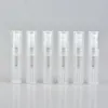 2ml 3ml PP Plastic Lotion Pump Spray Bottle Plastic Tube Cosmetic Packaging Containers With Transparent Spray Lids Bottles LX9100