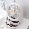 Boîte de rangement pour cosmétiques salle de bain étanche et anti-poussière Grand organisateur de maquillage organisateurs outils soins de la peau bijoux tiroir de rangement