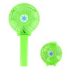 Fashion Mini Fan Portable USB Batteri Fläkt Ventilation Fällbar luftkonditionering Fläktar Fällbar kylare Mini Operated Handhållen Kylfläkt