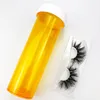 Pill Eyelash Packaging Box Custom Logo Fake 3d Mink eyelashes Boxes Faux Cils lash stripe Empty Case3096619