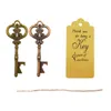 guests favor bottle opener wed gift souvenir party supplies key with chain novelty Pendant wedding decoration