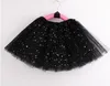 Ragazze Tutu Gonne Abbigliamento per bambini Star Glitter Ballet Fancy Pettiskirt Paillettes Stage Dancewear Costume Summer Tulle Princess Mini Dress CZYQ5803