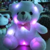 Presente de Natal Criativo Light Up LED Teddy Bear Bichos de pelúcia Brinquedo Presentes Favores de Festa9975608