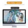 Webcam 1080p avec microphone 60fps Webcams autofocus Streaming HD USB Computer Caméra web pour ordinateur portable PC Laptop Desktop Video A870