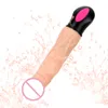 Olo uppvärmning realistisk dildo vibrator böja 12 läge vagina massager sex leksaker för kvinna kvinnlig onani mjuk silikon y191220