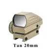 戦術的な反射レッドグリーンレーザー 4 レチクルホログラフィック投影ドットサイトスコープエアガン照準器狩猟 11 ミリメートル/20 ミリメートルレールマウント AK