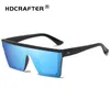 Óculos de sol retro quadrado de luxo-hdcrafter design de top plana masculino com óculos de sol que dirigem esporte ao ar livre de sol glass249n
