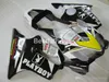 Injektionsform ABS plastmakare för Honda CBR600 F4I 01 02 03 Vit Svarta Fairings CBR600F4I 2001 2002 2003 HW18