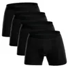 4PCS Lot Long Bokser Men Bielizna Homme Under Wear Brand Boxhorts Bawełniany oddychający U8642377