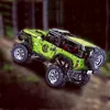 J902 Green SUV All-Terrain Off-road fordonsbyggnadsblock Technic 2343pcs 1: 8 Series Assembly Bricks Children Education Toys Christmas Birthday Presents for Kids