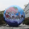 5m hohe Outdoor Weihnachts aufblasbarer Ballon mit LED-Streifen und Gebläse für Nachtclub Bühne Weihnachtsdekoration