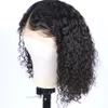 Hot HD Lace Frontal Frontal Closure Curly Bob Brazilian Hair Comple