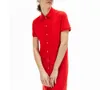 Bayan Elbise Polo Timsah Pamuk Gömlek Elbiseler Sıradan Polo Giyim A-line etek Taze Tatlı Giyim Marka Kadın Elbiseleri