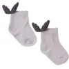 Lolita 4 Färger Baby Kids Socks Nya Ankomster Tjejer med Angel Wing Sock Barnens bomullsstrumpor Storlek 0-2T