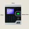 Realand M100 2.8inch Touch Screen Visual Biometric Fingerprint Card Door Access Control with Video Intercom - Silver