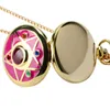 Luxury Golden Animation Watches Janpanese Cosplay Sailor Moon Star Quartz Pocket Watch with Chain Necklace Men Women Gift8055801