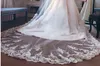 جديد 3M واحد طبقة واحدة حجاب العاج العاج الكاتدرائية الزفاف الزفاف الحجاب الزفاف التسكع الدانتيل الدانتيل مع مشط مخصص الحجاب