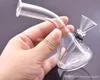 4inch Glass Oil Burner Water Bong smoke pipe with carb hole pyrex portable Detachable Downstem glass oil burner pipe mini beaker bong